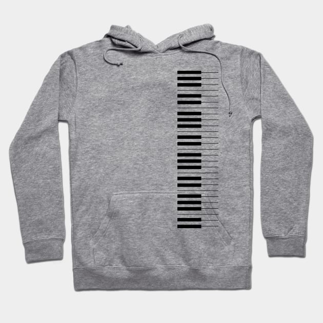 Piano Keys Hoodie by Creative at home